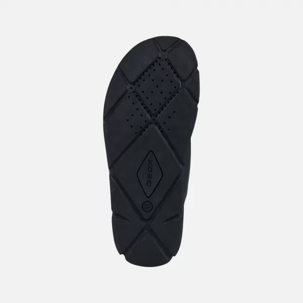  Herrenhausschuhe GEOX XAND 2S G002593 SCHWARZ 