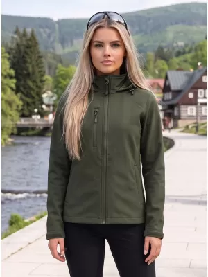 Softshelljacke für Damen ALTISPORT NoPrint NP/ALW945 MILITÄR