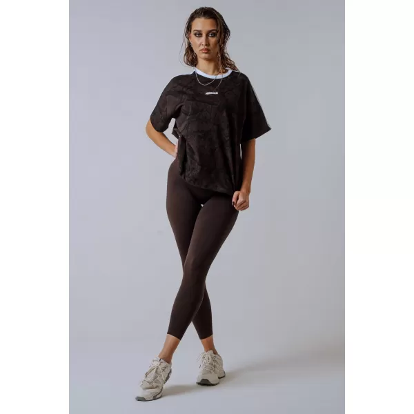  T-Shirt mit entspannter Passform POWER 894 DARK BROWN CAMO Nebbia 