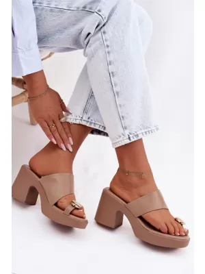 Damenhausschuhe BOTO SINORA 42031 KHAKI