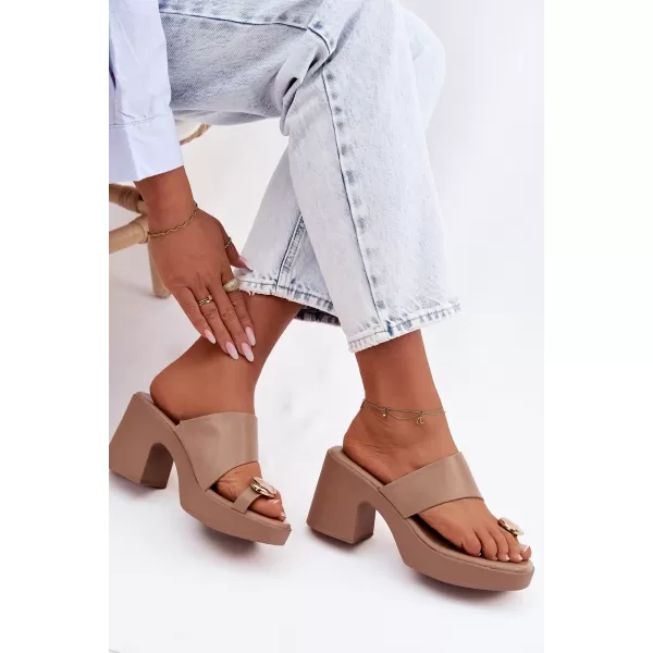 Damenhausschuhe BOTO SINORA 42031 KHAKI 