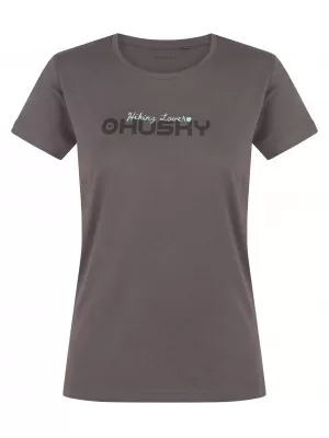 Damen-T-Shirt HUSKY TEE HIKE L GRAU