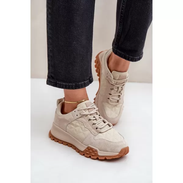  Damen-Sneaker BIG STAR OO274A315 BEIGE Big Star Shoes 