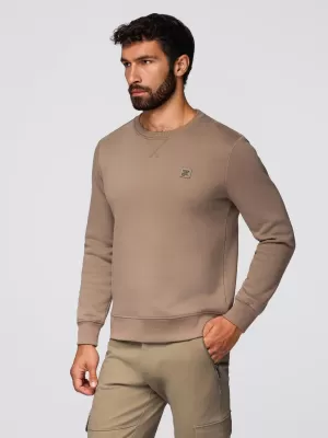 Herren-Sweatshirt OMBRE OM-SSNZ-0243 HELLBRAUN