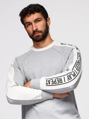 Herren-Sweatshirt OMBRE OM-SSNZ-0200 GRAUE MELANGE