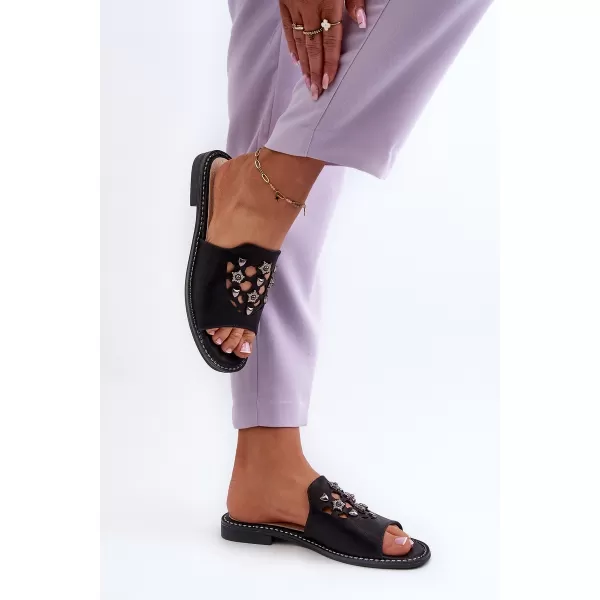  Damensandalen S.BARSKI KV27-063 SCHWARZ 