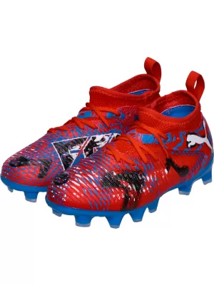 Kinderschuhe PUMA FUTURE 8 MATCH PLAY FG/AG JR 108750-01 ROTE/SCHWARZE/BLAUE/ROSA PIXEL