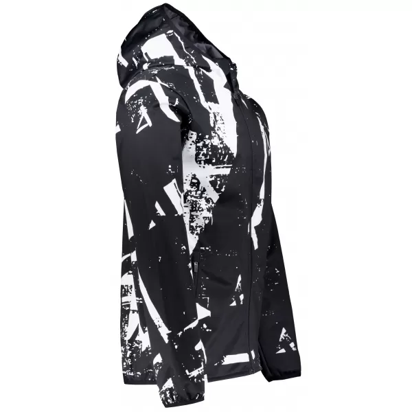  Premium-Softshelljacke für Herren ALTISPORT VOJ/ALM079JACK01 SCHWARZ UND WEIß 