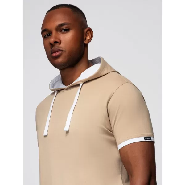  Herren-T-Shirt OMBRE OM-TSCT-0256 BEIGE 