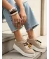 Damenschuhe DSTREET ZY1419 BEIGE