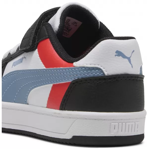  Kinderschuhe PUMA CAVEN 2.0 BLOCK AC+ PS 394462-17 PUMA WEIß/COOL BLAU/SCHWARZ 