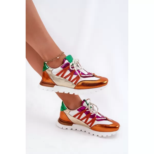  Damenschuhe ARTIKER 56C1737 WEIß/ORANGE 