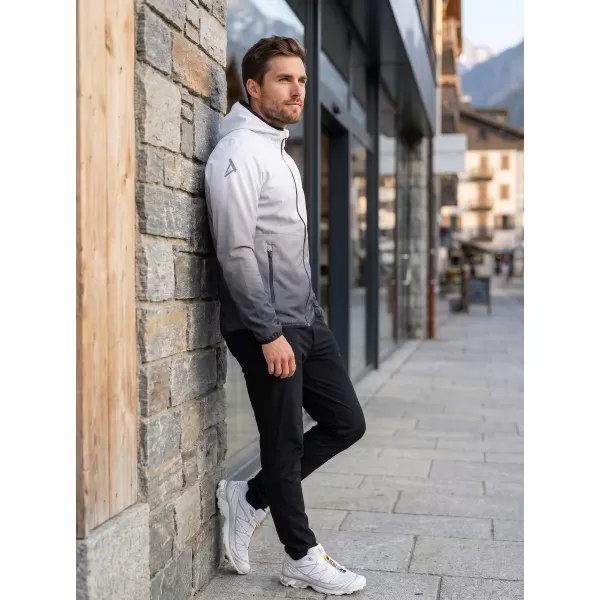  Premium-Softshelljacke für Herren ALTISPORT VOJ/ALM126JACK01 SCHWARZ UND WEIß 