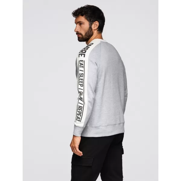  Herren-Sweatshirt OMBRE OM-SSNZ-0200 GRAUE MELANGE 