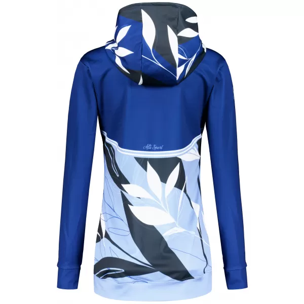  Hochwertiges Damen-Sweatshirt mit Reißverschluss ALTISPORT VOJ/ALW128MI02 BLAU UND WEIß 