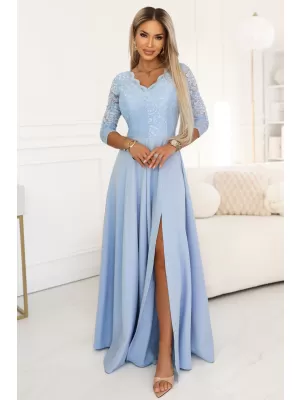 Kleid NUMOCO AMBER 309-15 HELLBLAU