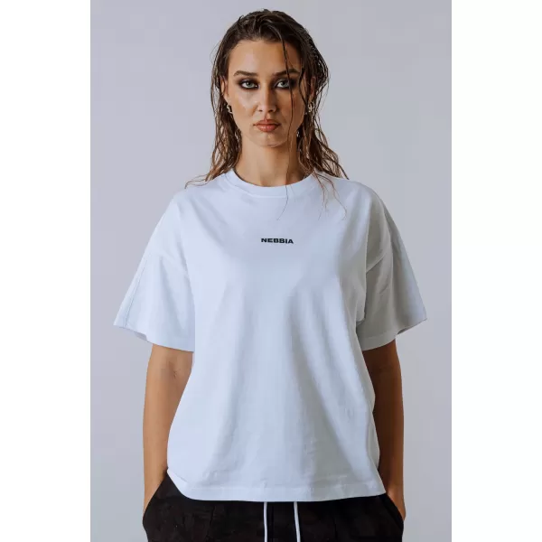  T-Shirt mit entspannter Passform POWER 894 WHITE Nebbia 