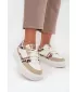Damen-Sneaker BIG STAR SS274357 WEISS/BEIGE Big Star Shoes