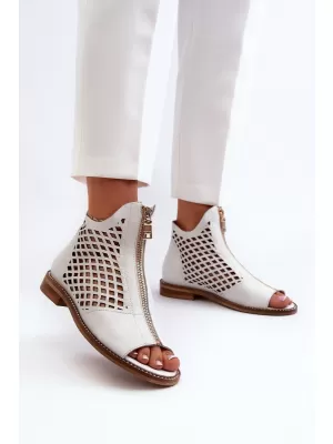Damensandalen ZAZOO 977/L WEIß