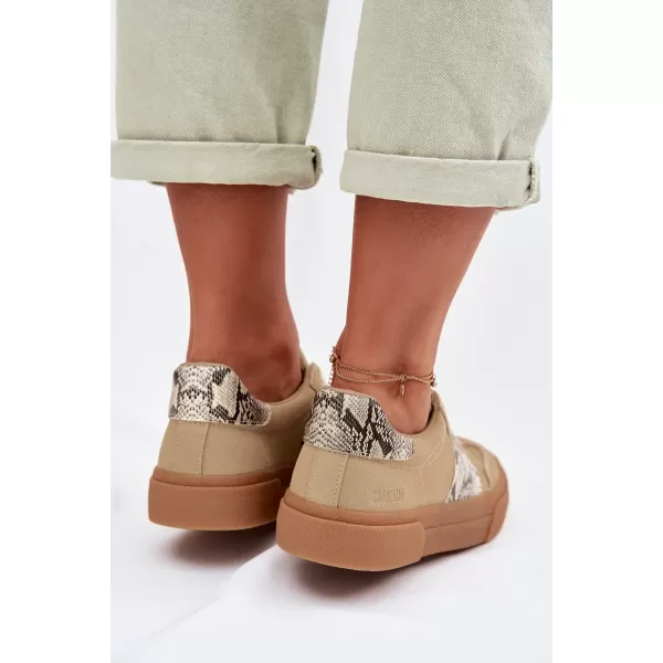  Damen-Sneaker BIG STAR TT274298 BEIGE Big Star Shoes 