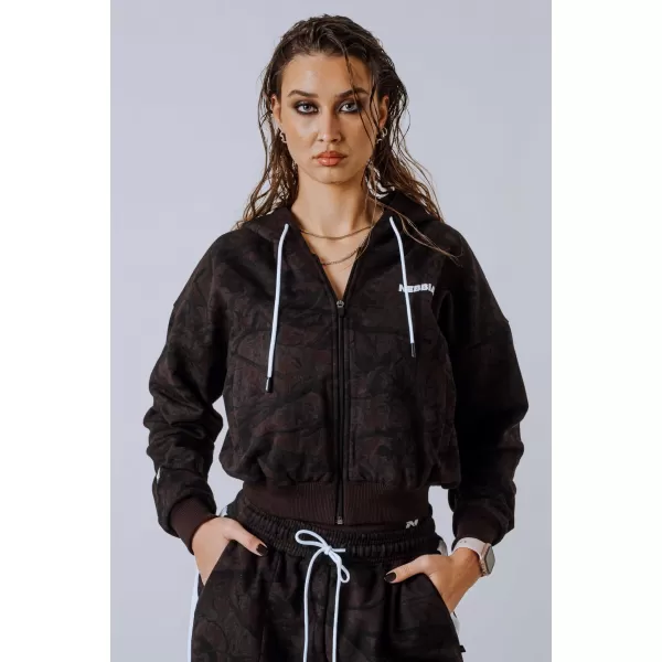  Kapuzenpullover mit Reißverschluss POWER 895 DARK BROWN CAMO Nebbia 