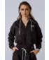 Kapuzenpullover mit Reißverschluss POWER 895 DARK BROWN CAMO Nebbia