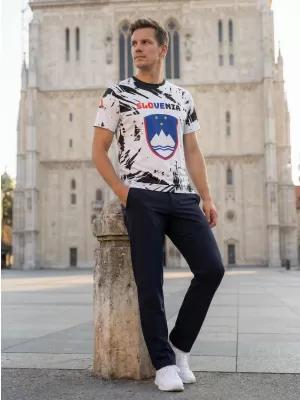 Premium-T-Shirt für Herren ALTISPORT VOJ/ALM036SI/TR01 ABSTRAKTION