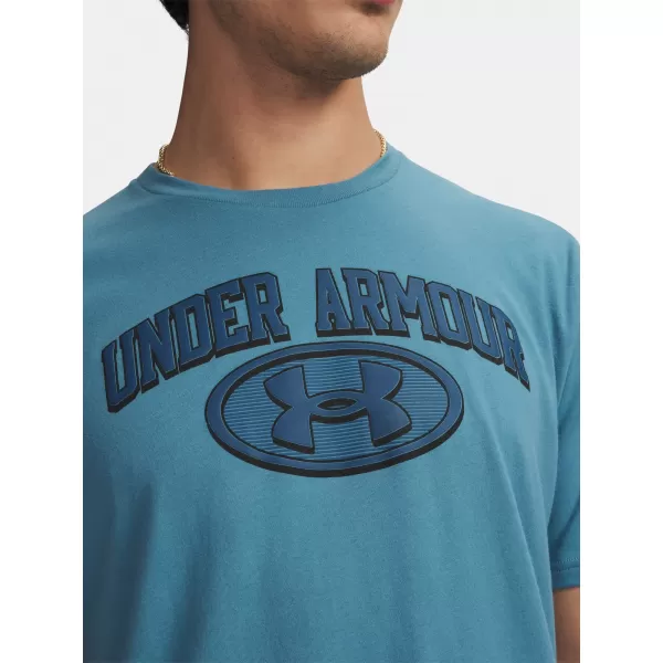  Herren-T-Shirt UNDER ARMOUR UA M WM LOCKER TAG SS 6012778-466 BLAU 