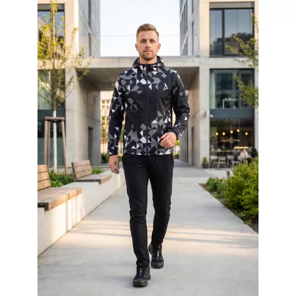  Premium-Softshelljacke für Herren ALTISPORT VOJ/ALM108JACK01 SCHWARZ 