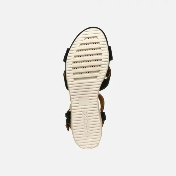  Damensandalen GEOX ISCHIA CORDA G000706 SCHWARZ 