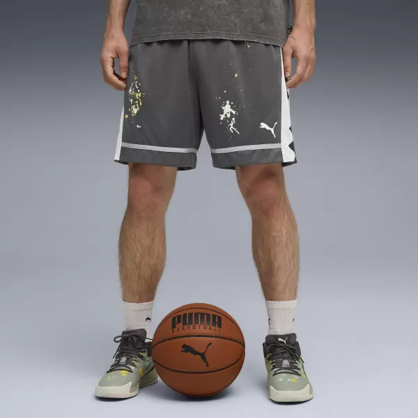  Herrenshorts PUMA PITP ALL JAWS 6.5" SHORT 632918-01 DÜSTERES GRAU 
