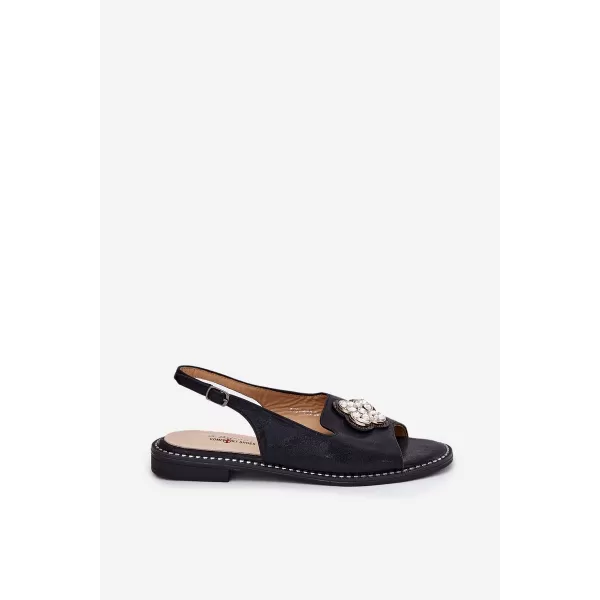  Damensandalen S.BARSKI KV51-080 SCHWARZ 