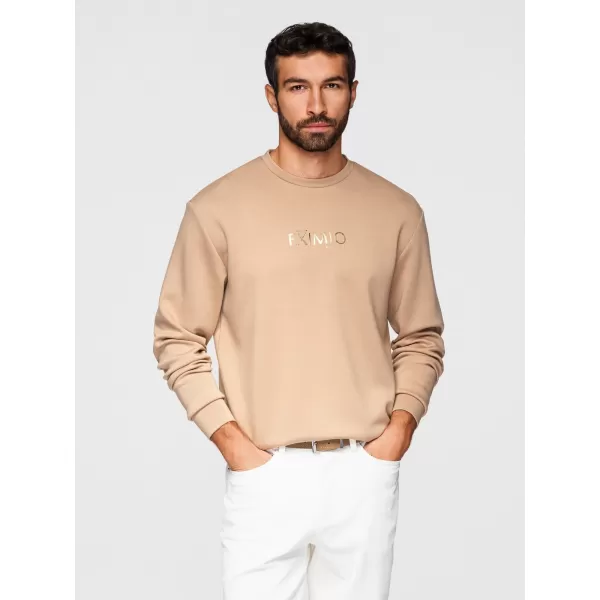  Herren-Sweatshirt OMBRE OM-SNBC-0199 BEIGE 