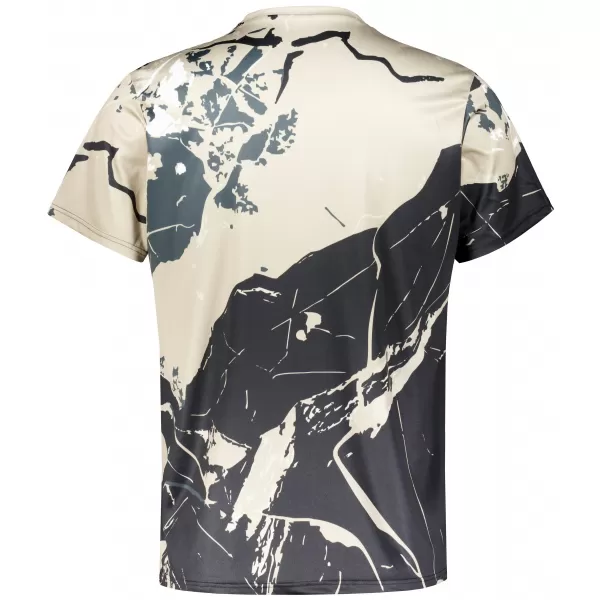  Premium-T-Shirt für Herren ALTISPORT VOJ/ALM131TR01 BEIGE/SCHWARZ 