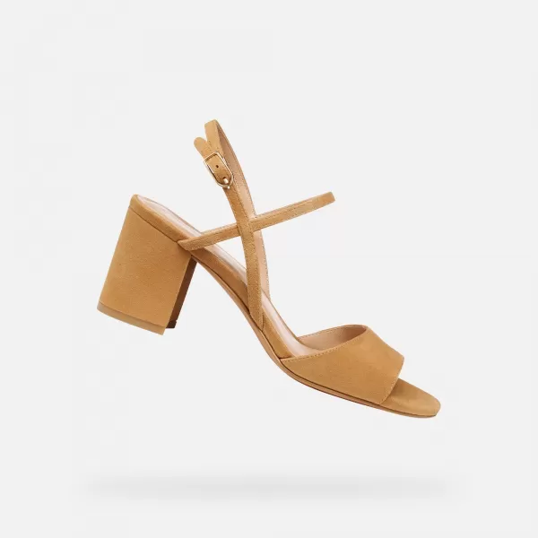  Damensandalen GEOX VIRNILISA 65 S G013229 HELLBRAUN 