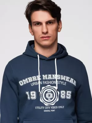 Herren-Sweatshirt OMBRE B1714 MARINEBLAU