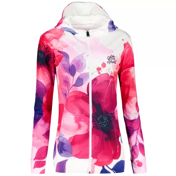  Hochwertiges Damen-Sweatshirt mit Reißverschluss ALTISPORT VOJ/ALW127MI02 ROSA 