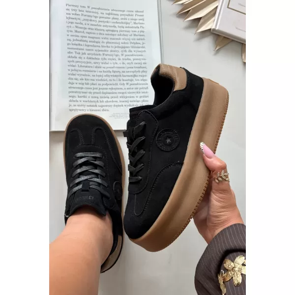  Damen-Sneaker BIG STAR SS274761 SCHWARZ Big Star Shoes 