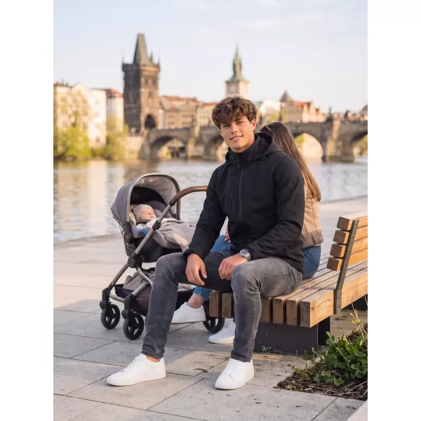  Herren-Softshelljacke ALTISPORT NoPrint NP/ALM845 EBENHOLZGRAU 