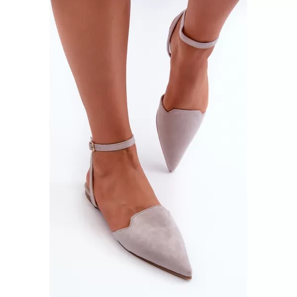  Ballerinas für Damen BOTO ELLESARA 32771 GRAU 