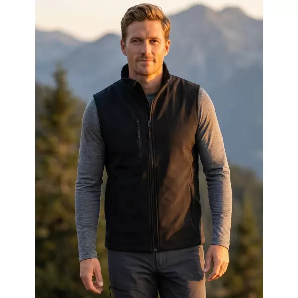  Herren-Softshellweste ALTISPORT NoPrint NP/ALM865 SCHWARZ 