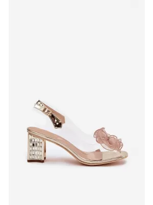 Damensandalen D&A MR52-238 GOLD