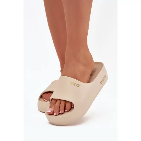  Damenhausschuhe BIG STAR SS274722 BEIGE Big Star Shoes 