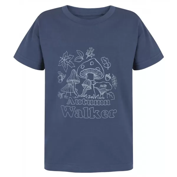  Kinder-T-Shirt HUSKY TEE MUSHROOM K BLAU 