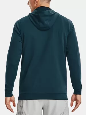Herren-Sweatshirt UNDER ARMOUR RUSH ALL PURPOSE FZ HD BLAU