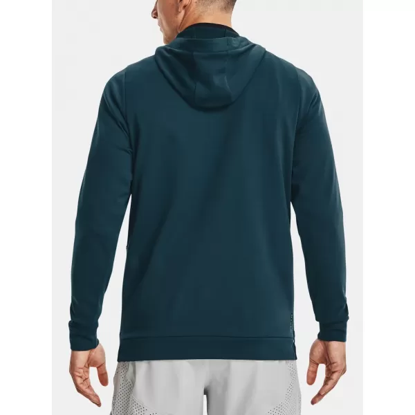  Herren-Sweatshirt UNDER ARMOUR RUSH ALL PURPOSE FZ HD BLAU 
