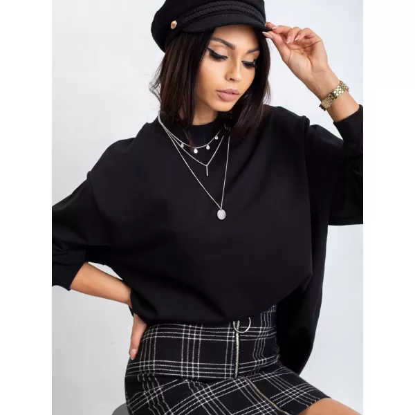  Damen-Sweatshirt BASIC FEEL GOOD RV-BL-5185.82P NOIR 