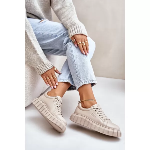  Damenschuhe BIG STAR MM274618 BEIGE Big Star Shoes 
