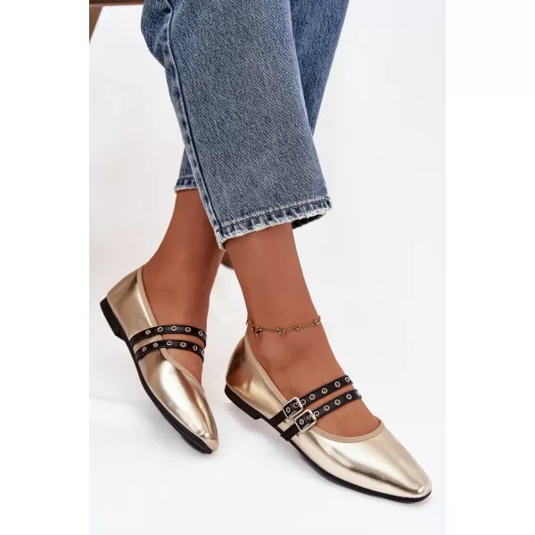  Ballerinas für Damen BOTO DELIORA 40483 GOLD 