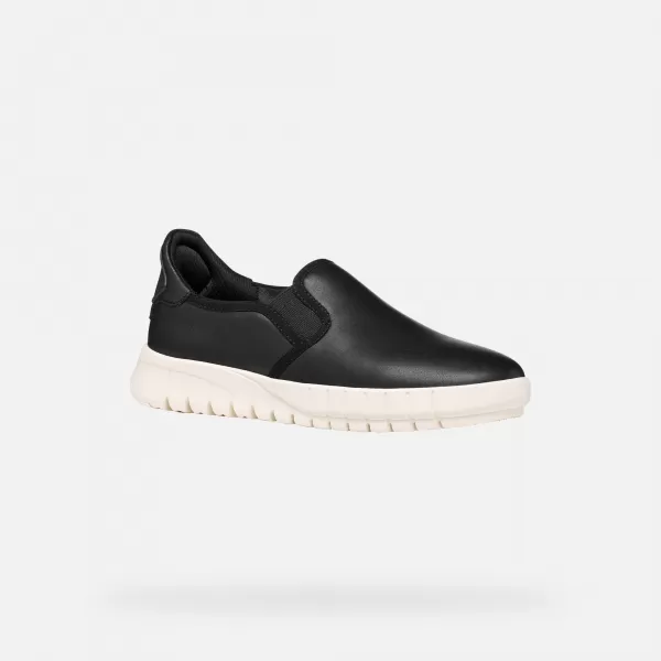  Damen-Sneaker GEOX FLEXTRIDE PLUS G012973 SCHWARZ 